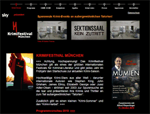 Tablet Screenshot of krimifestival-muenchen.de